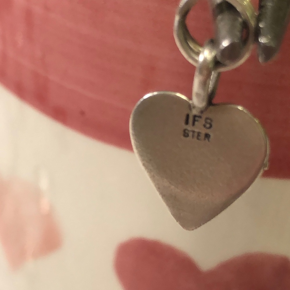 CHARM Heart SILVER .925 - Picture 3 of 7